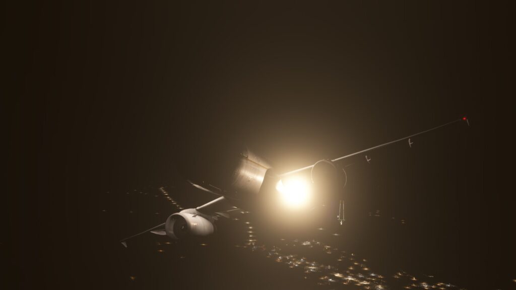 LatinVFR A319 at night
