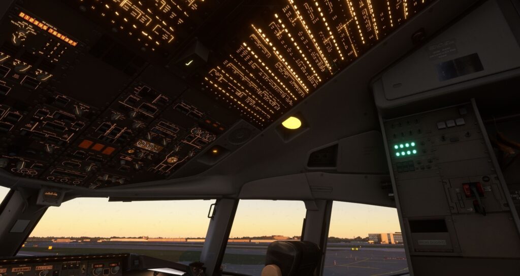 Bluebird Simulations 757 Cockpit