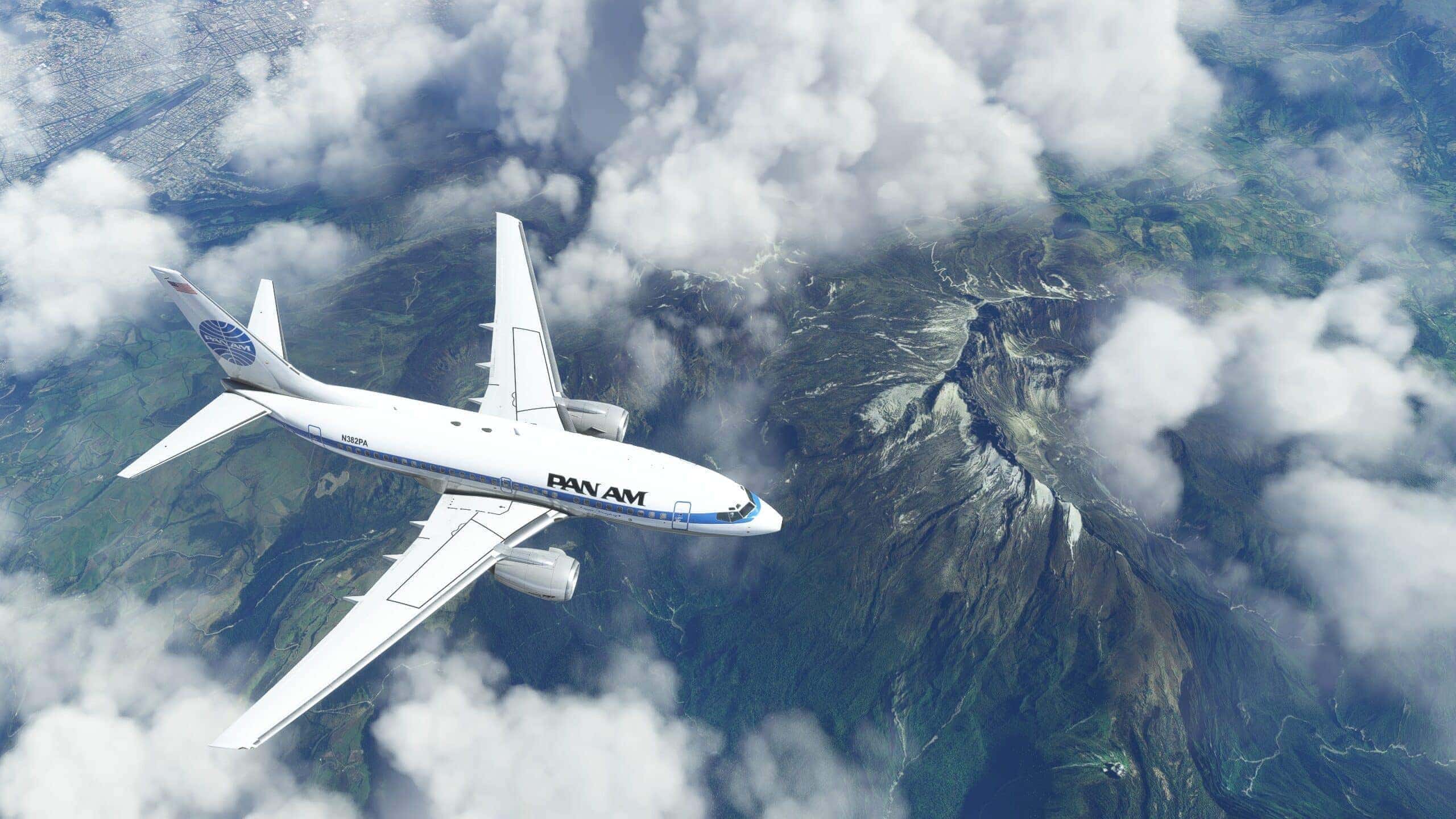 PMDG 737-600 pan am livery MSFS Ecuador
