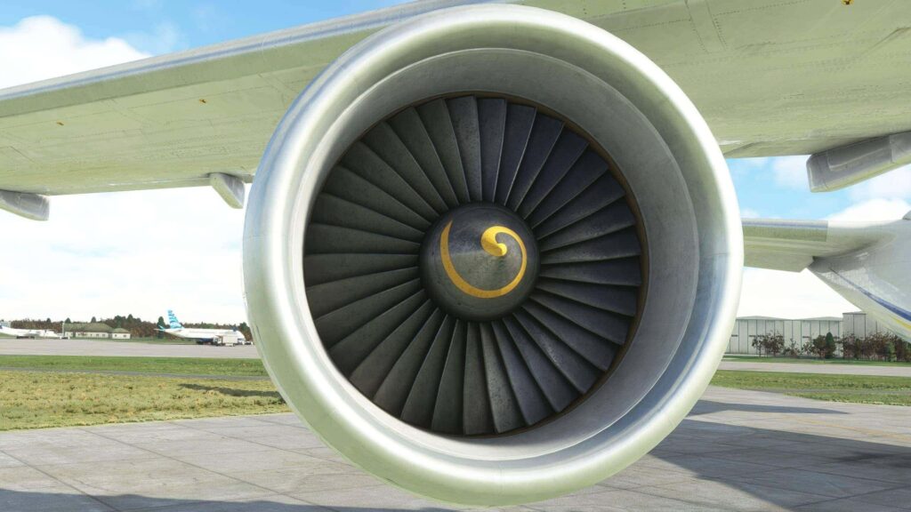 iniBuilds An-225 for MSFS engine texture