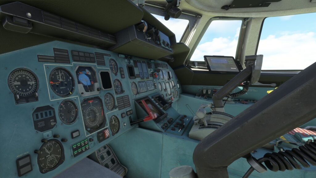 iniBuilds An-225 for MSFS cockpit texture