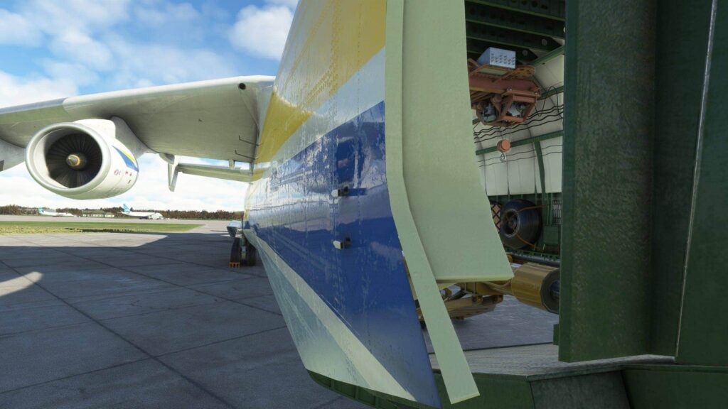 iniBuilds An-225 for MSFS texture and modeling