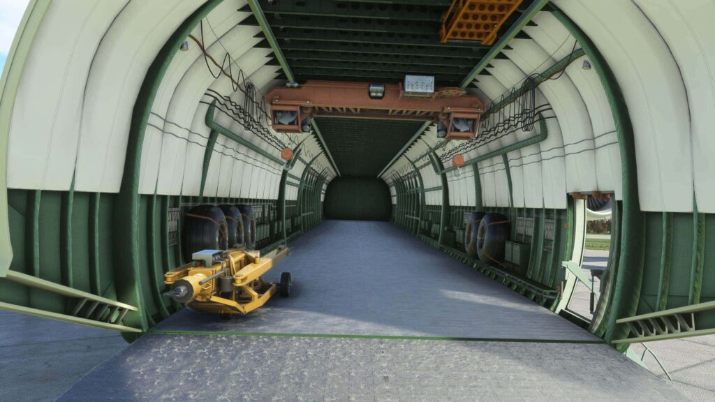 iniBuilds An-225 MSFS cargo bay 