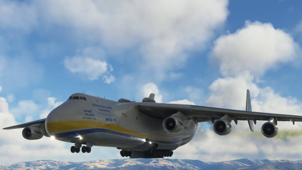 iniBuilds An-225 MSFS langing gear