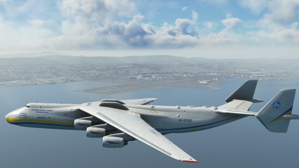 iniBuilds An-225 MSFS landing