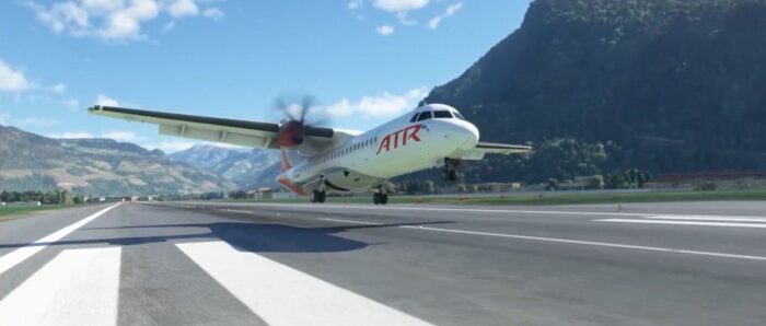 A rendition of the ATR42/72 in MSFS by S&H Simulation.