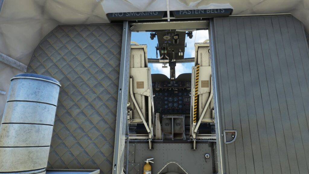 DHC-4 Caribou MSFS review cabin textures