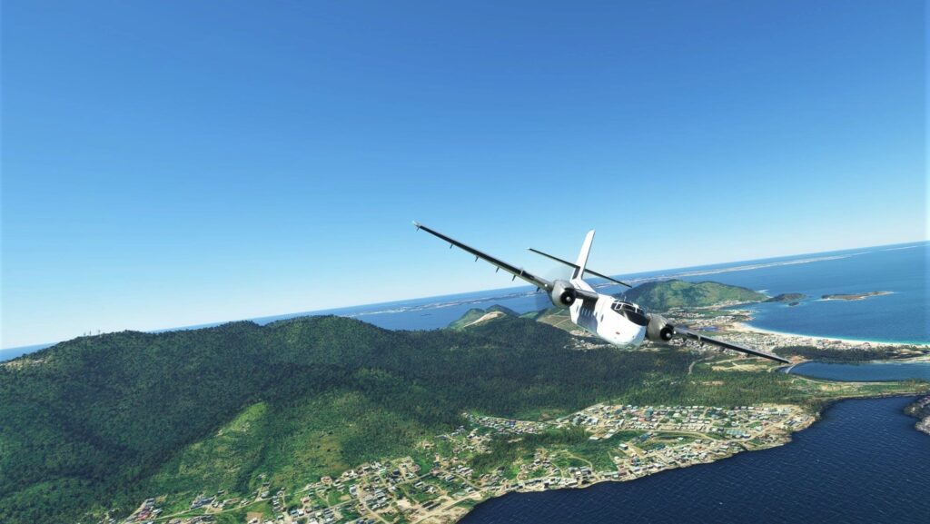 MSFS caribou review flight