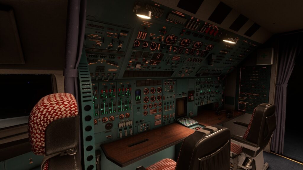 Antonov An-225 for Microsoft Flight Simulator night lighting