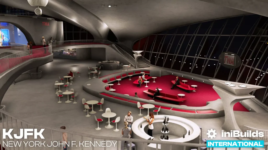 iniBuilds JFK interior