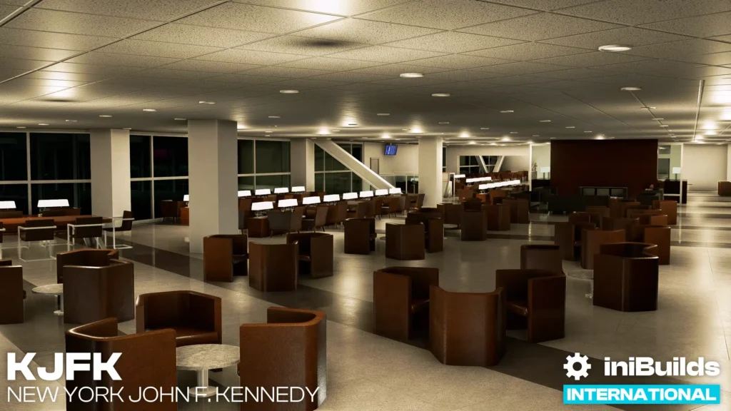 iniBuilds JFK interior