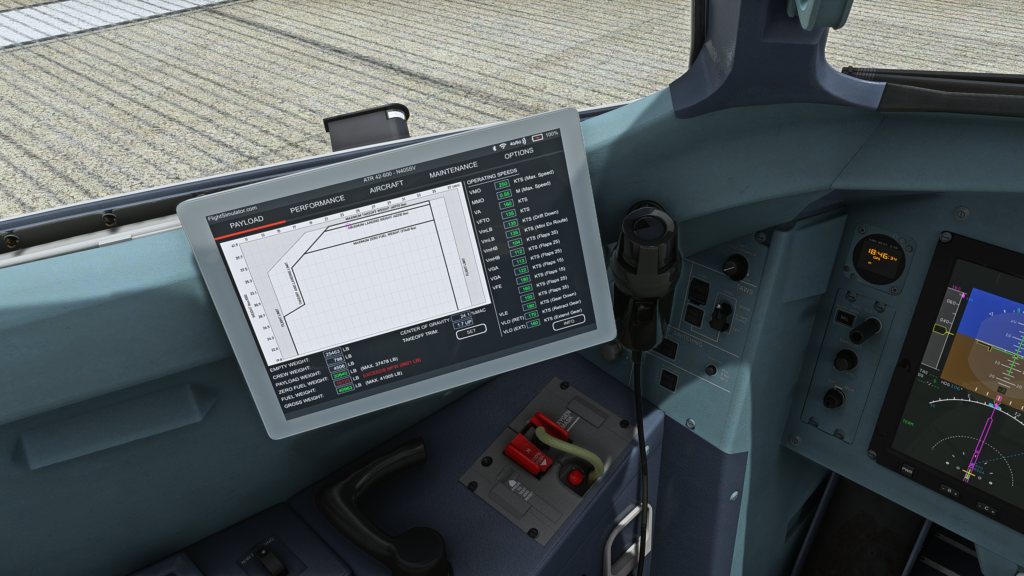 ATR MSFS EFB features