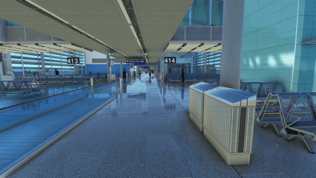 Terminal interior