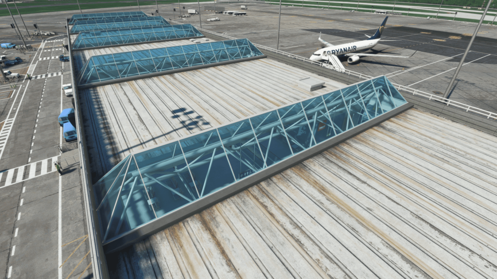 Roof at terminal 1