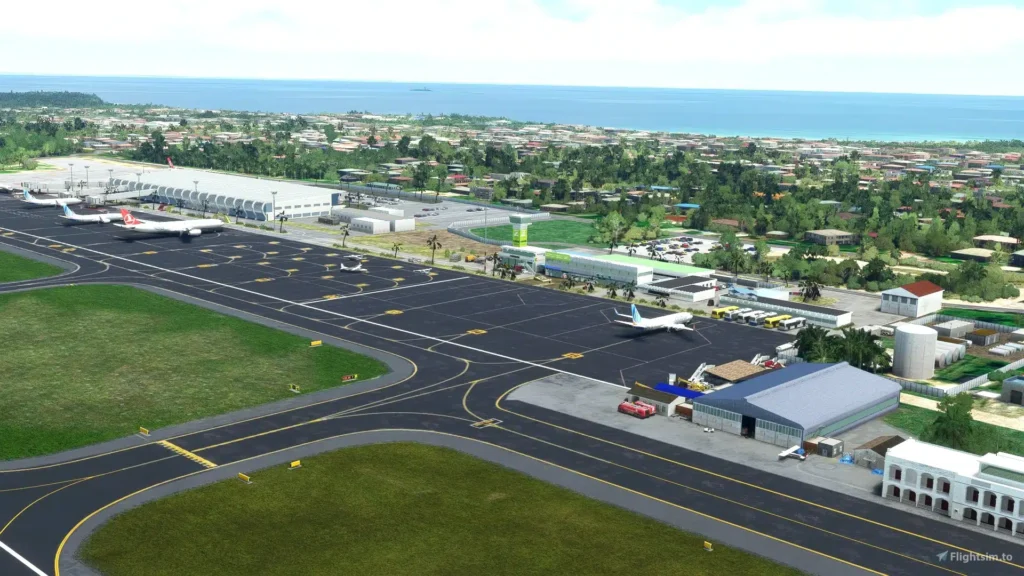 Zanzibar Airport by Barelli