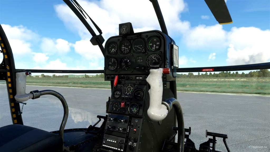 Alouette III Helicopter for MSFS Interior