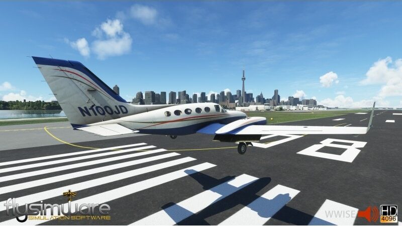 Flysimaware Cessna C414AW Chancellor General Aviation aircraft for MSFS