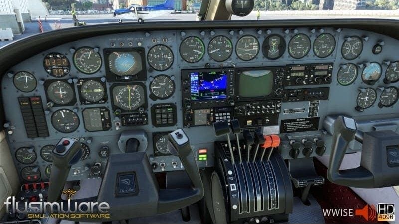 Flysimaware Cessna C414AW Chancellor General Aviation aircraft for MSFS