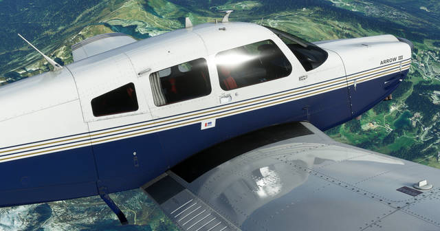 Piper PA28 General Aviation aircraft for MSFS developed by Just Flight