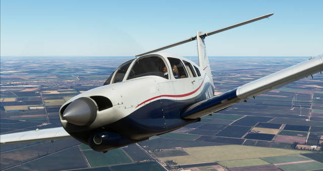 Piper PA28 General Aviation aircraft for MSFS developed by Just Flight