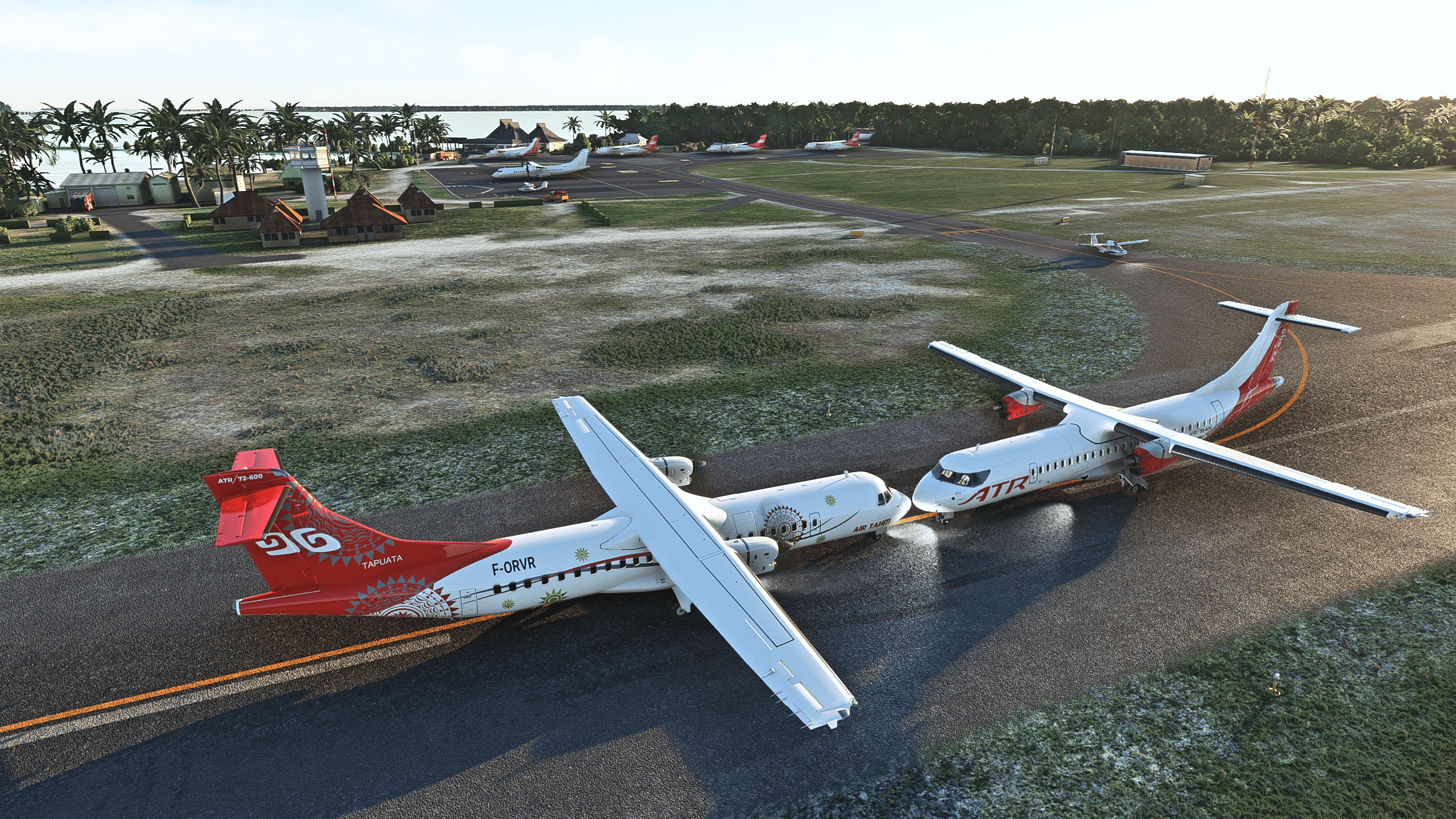 MSFS ATR nose to nose