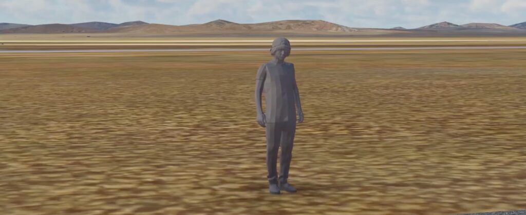 A preview of a person model that has been animated using motion as part of Project People by Chudoba Design.