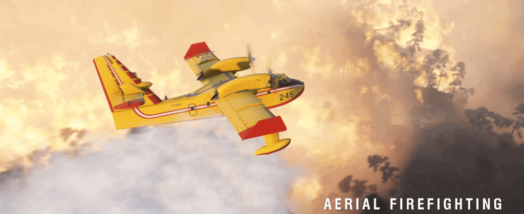 Canadair CL-415 Showcased in Microsoft Flight Simulator 2024 Announcement