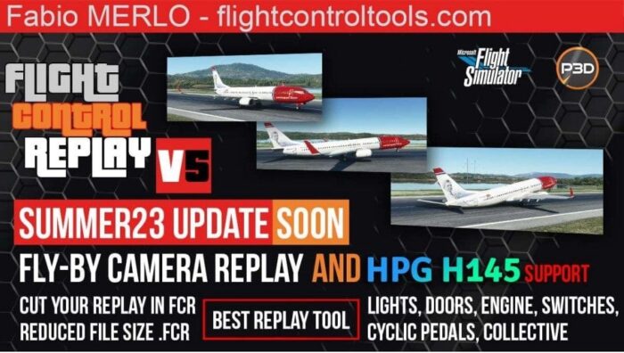 FlightControlReplay v5 Flyby cam update