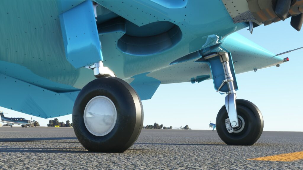 Spartan 7 MSFS landing gear