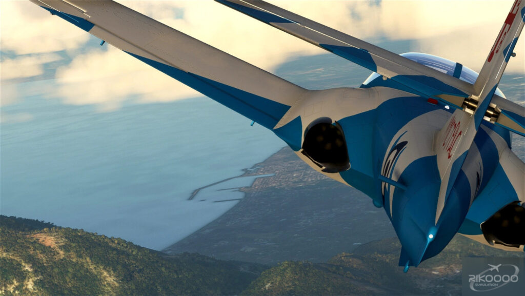 T-37B in the air