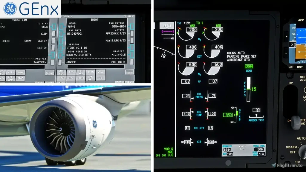Kuro 787-8 v2 GEnx engines