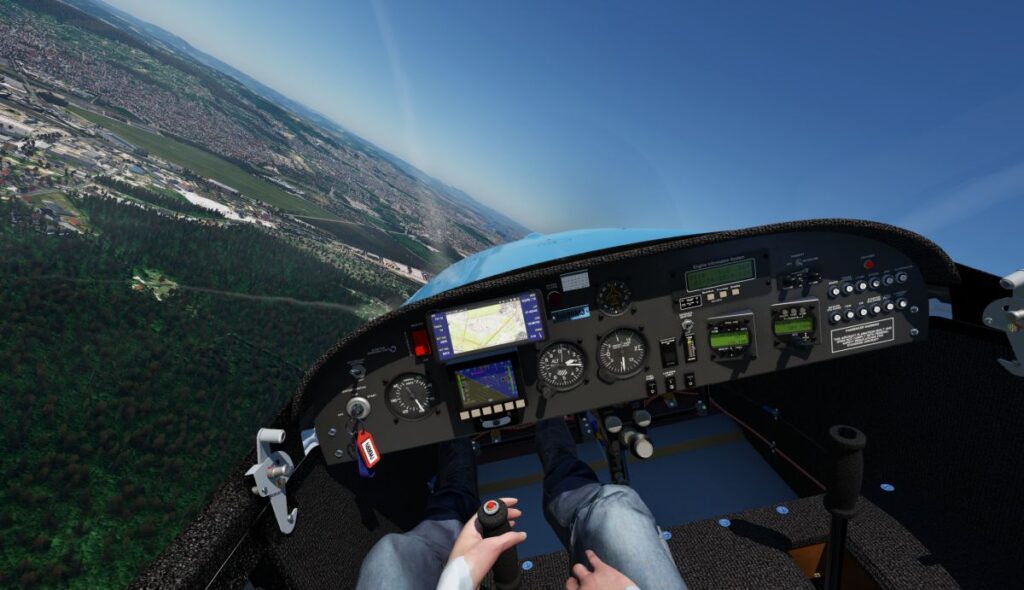 Rand Robinson KR-2S cockpit