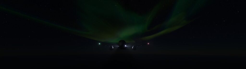Northern lights for msfs