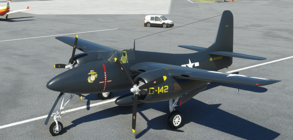 F7F-3 on the ground