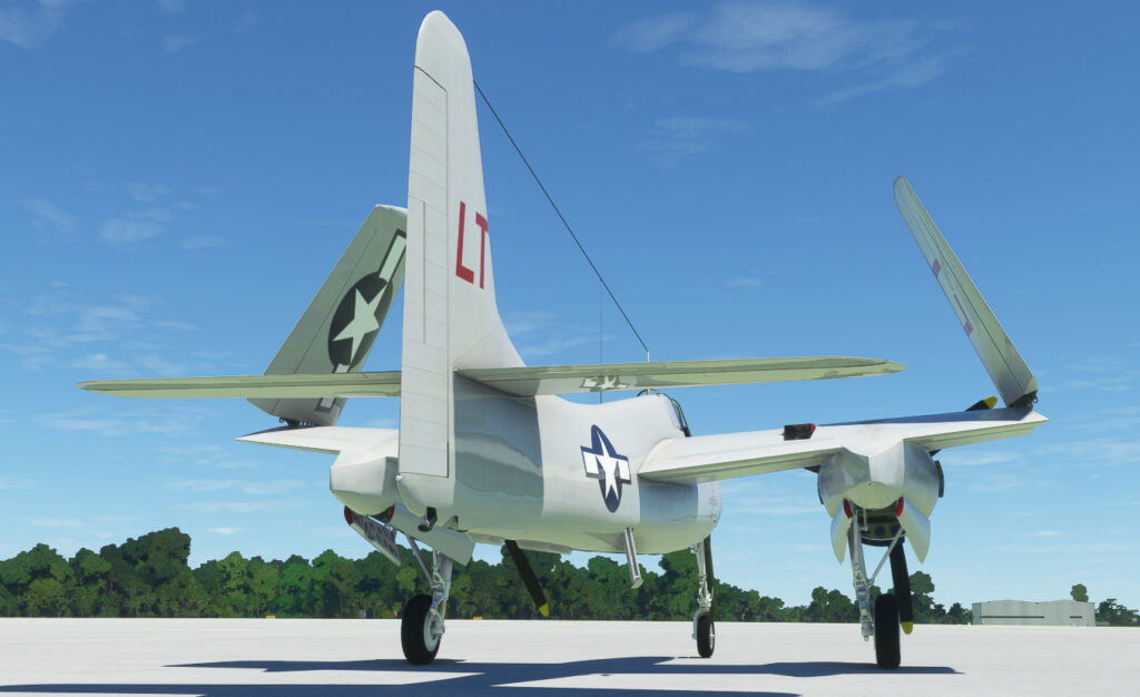 F7F-3 with wings folded