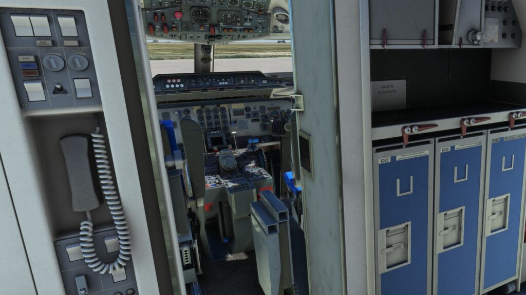 Fokker F28 Microsoft Flight Simulator Review Galley