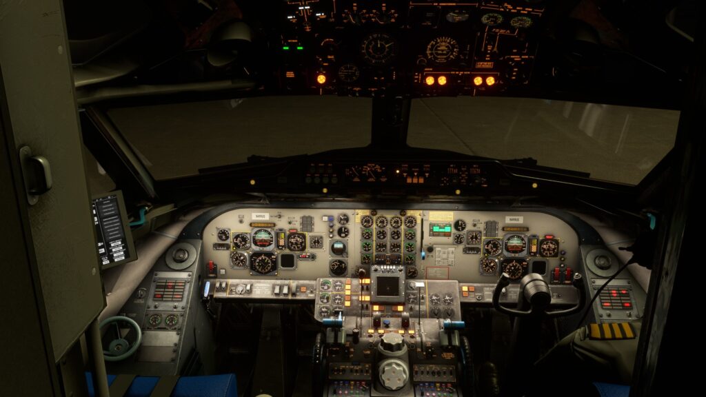 F28 MSFS review night lighting