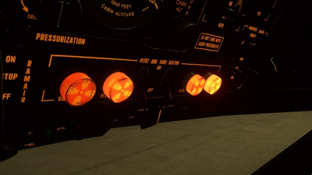 Just Flight Fokker F28 MSFS review night lighting