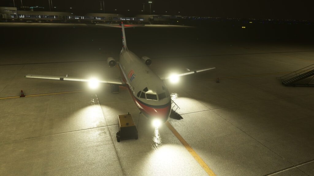 F28 MSFS night Lighting 3