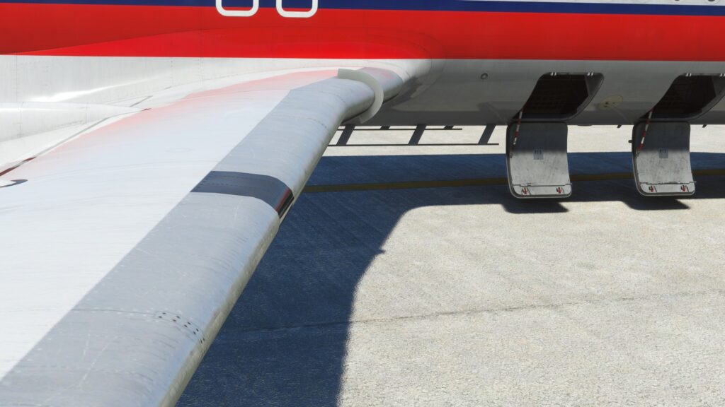 This leading-edge metallic texture is particularly flat.