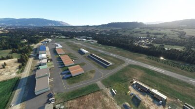A rendition of Vernon Airport for Microsoft Flight Simulator by T0ken Design.