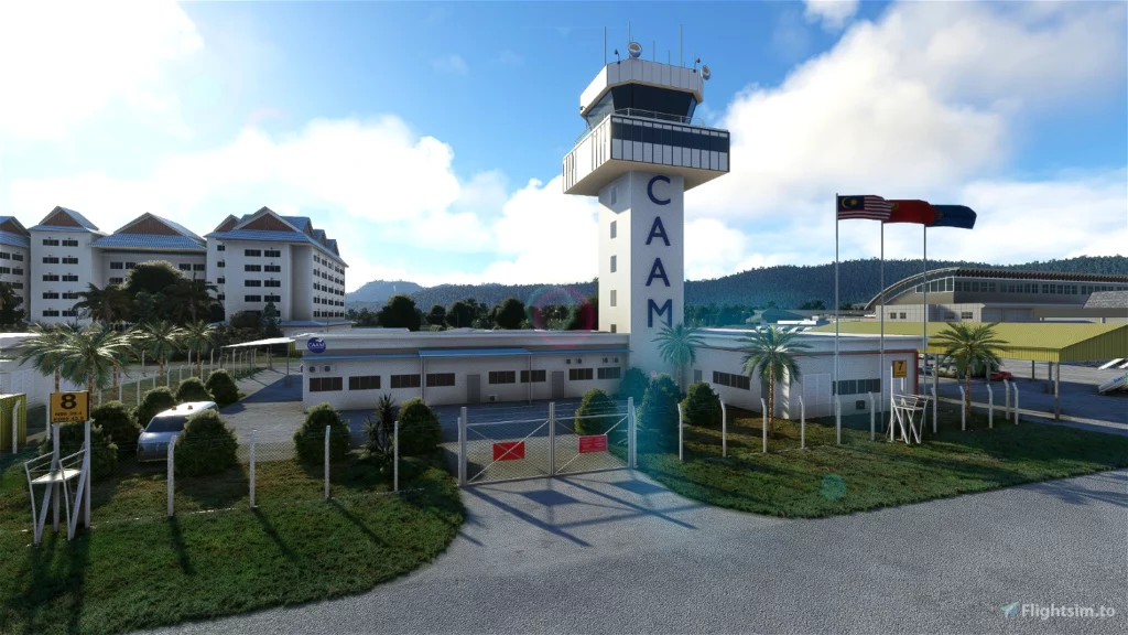 A rendition of Langkawi International for Microsoft Flight Simulator by SHADESCENE.