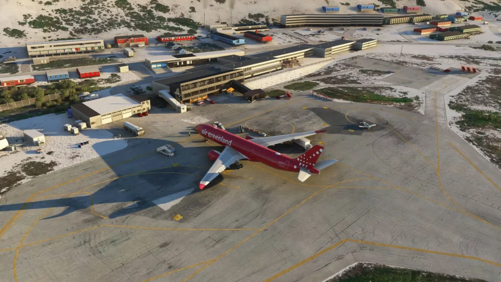 A rendition of Kangerlussuaq Airport by MK-STUDIOS for Microsoft Flight Simulator.