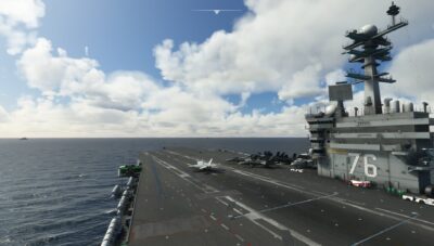 Miltech's Supercarrier Pro for MSFS