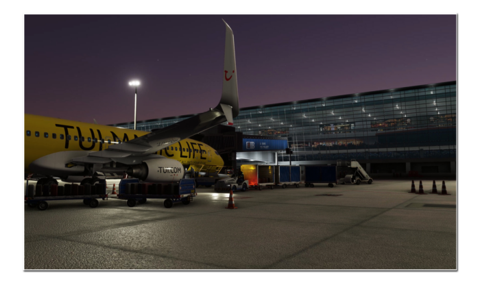Hurghada airport outside