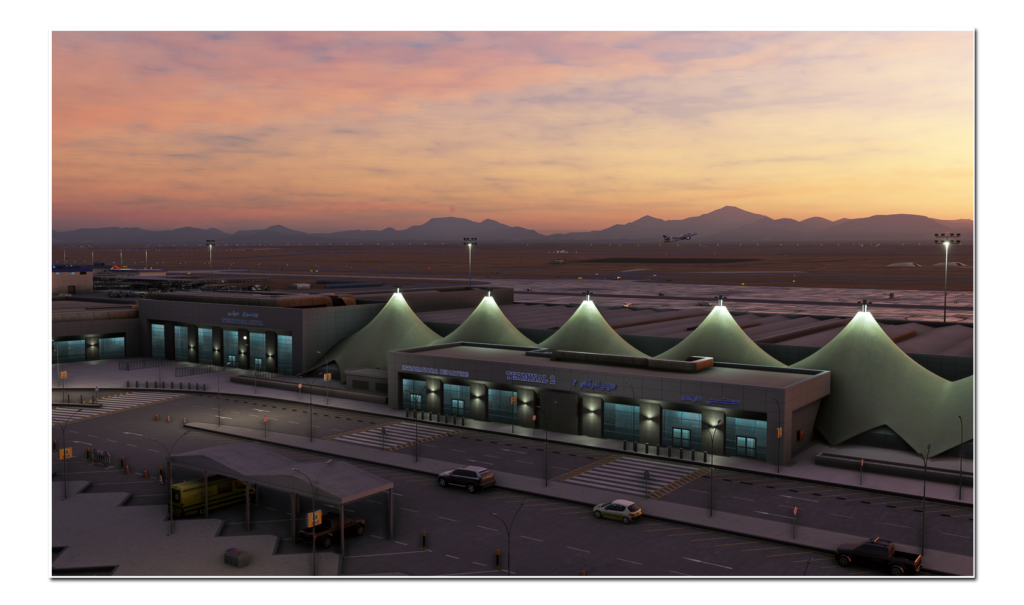 Hurghada airport outside