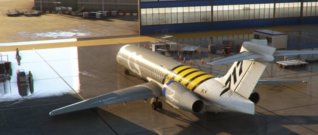 Captain Sim 717 exterior model