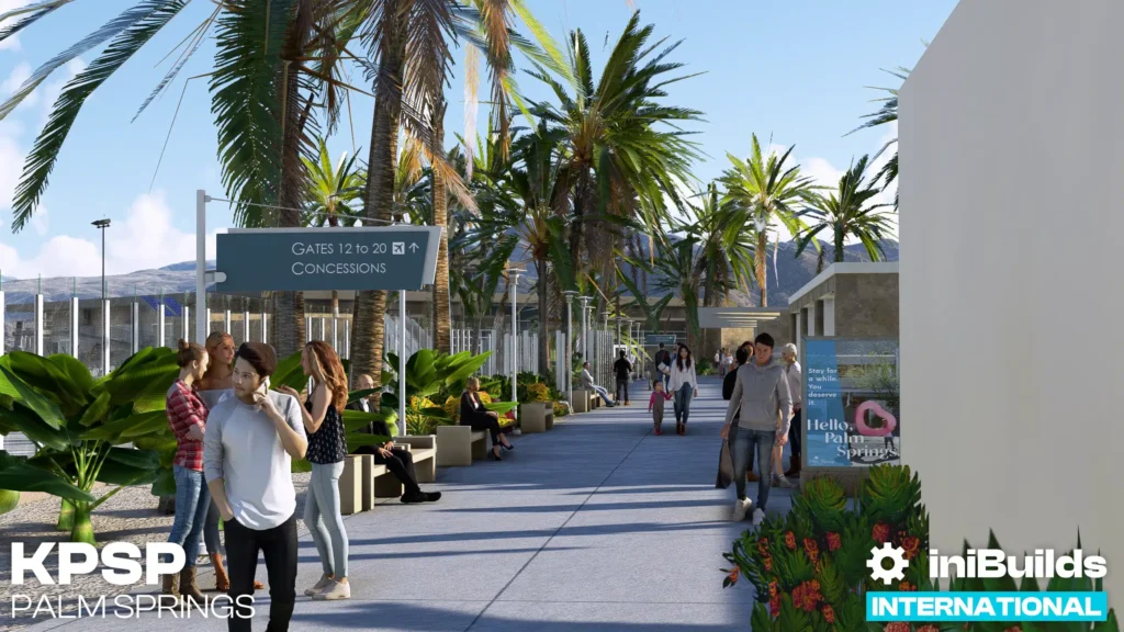iniBuilds Palm Springs Landside