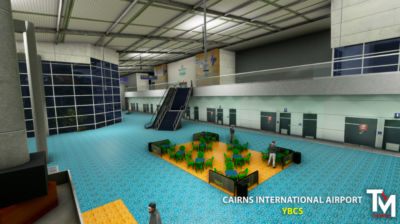 Taimodels has recently released a detailed rendition of Cairns International Airport (YBCS) for Microsoft Flight Simulator. The release follows a series of detailed airports for multiple simulators.