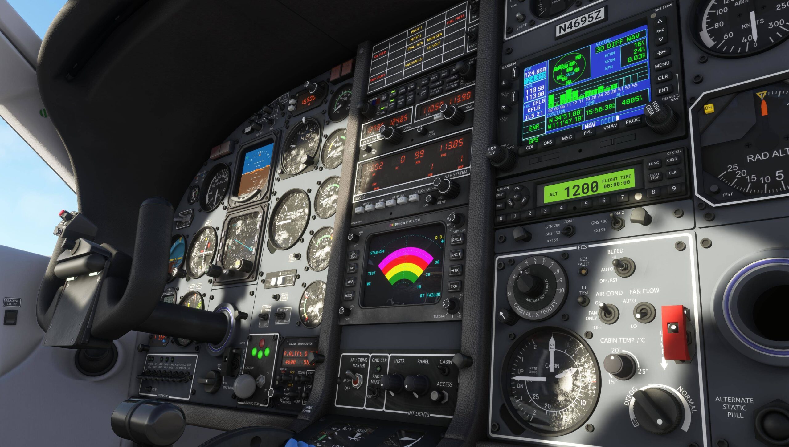 Black Square TBM850 Interior Modeling Example